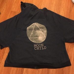 Wildfox Moon Child Poncho Hoodie